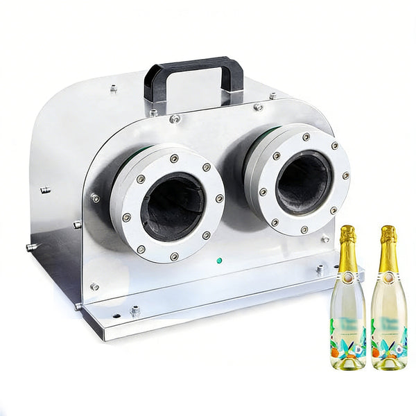 ZONESUN ZS-AC1 Pneumatic Shrinking Double-Head Champagne Capsules Heat Shrink Machine
