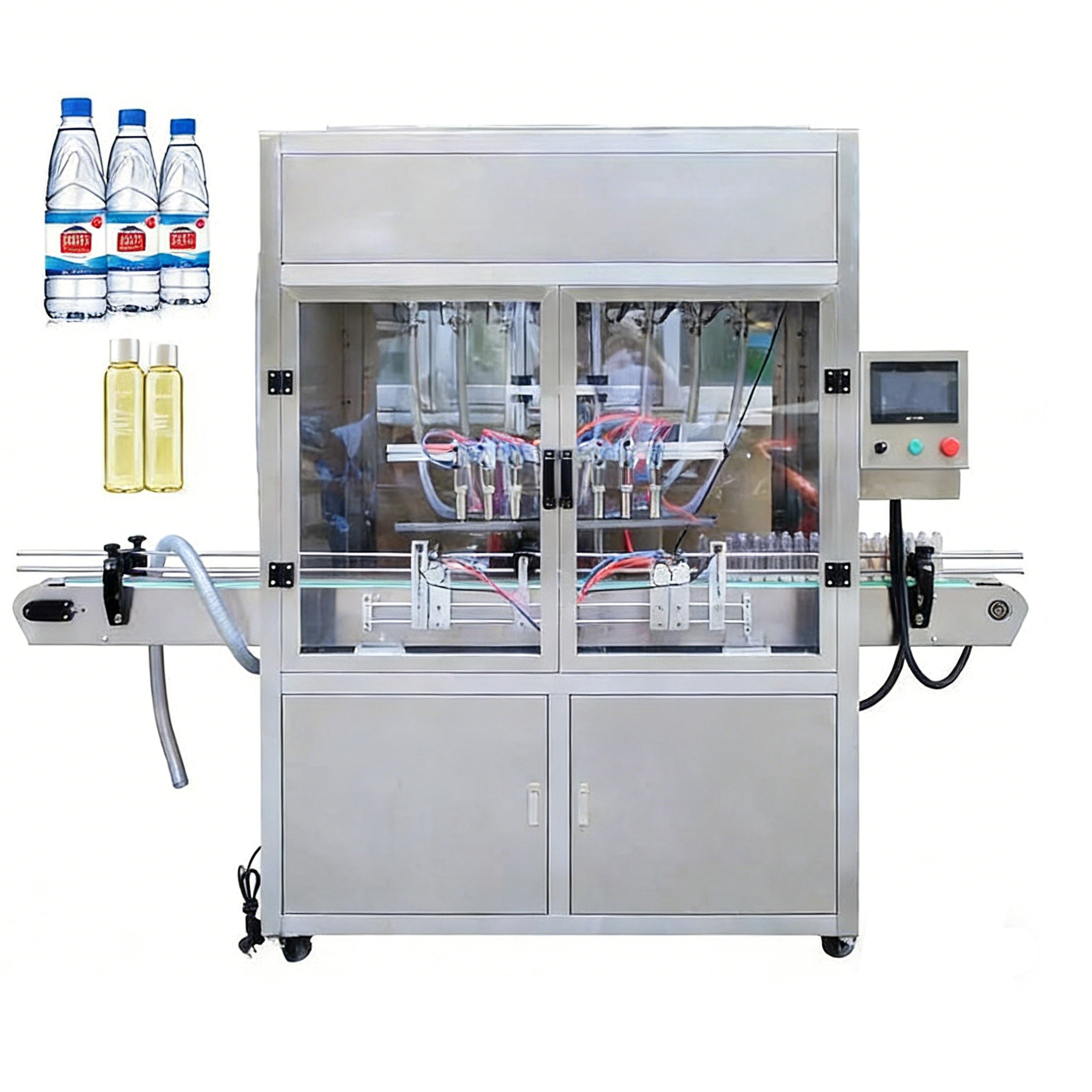 ZONESUN ZS‑YT8T‑8ZL Automatic Pneumatic 8‑Nozzle Liquid Filling Machine