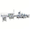 ZONESUN Tabletop 4 Nozzles Peristaltic Pump Filling Capping Labeling  Production Line
