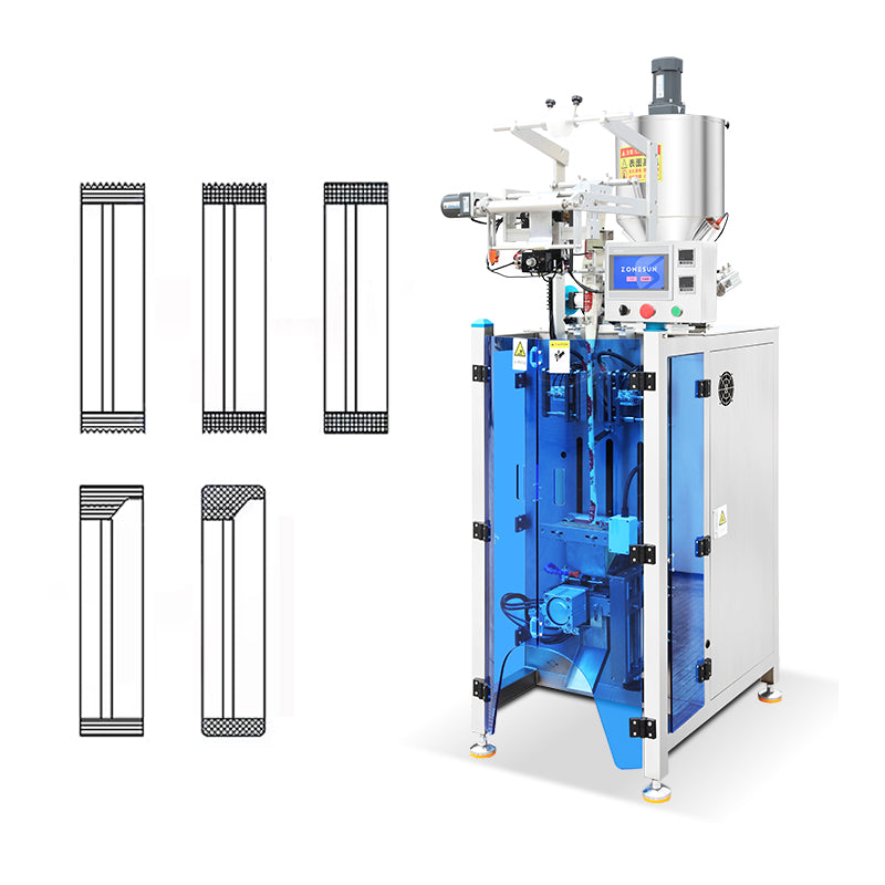 ZONESUN ZS-FS240L Paste Sachet Packing Machine for Food, Cosmetic & Pharma Products