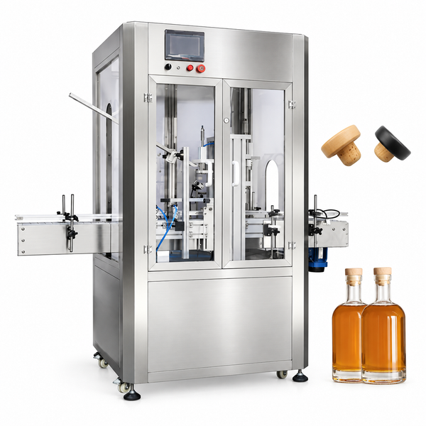 ZONESUN ZS-XG16D Automatic Cork Pressing Capping Machine with Cover