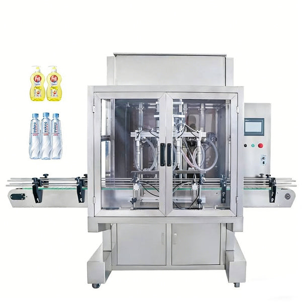 ZONESUN ZS-SV4G 4-Nozzle Servo Paste Filling Machine for Liquid & Sauce