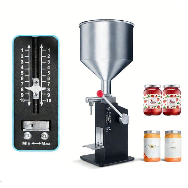 ZONESUN ZS‑MGT1S Manual Paste & Liquid Filling Machine with Shelf