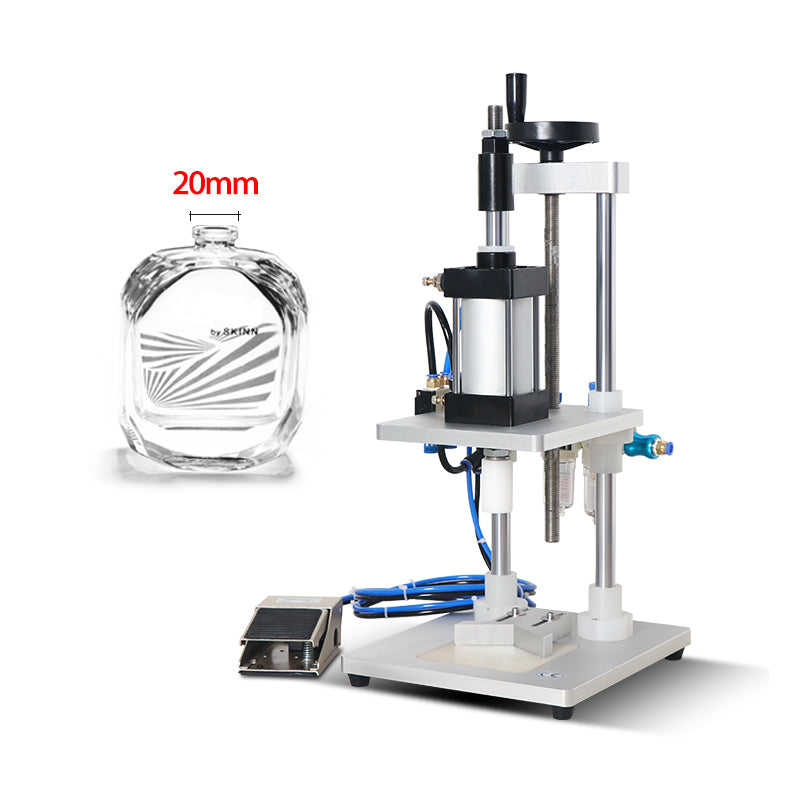ZONESUN ZS-GK5 13/15/18/20mm Pneumatic Perfume Collar Ring Capping Machine