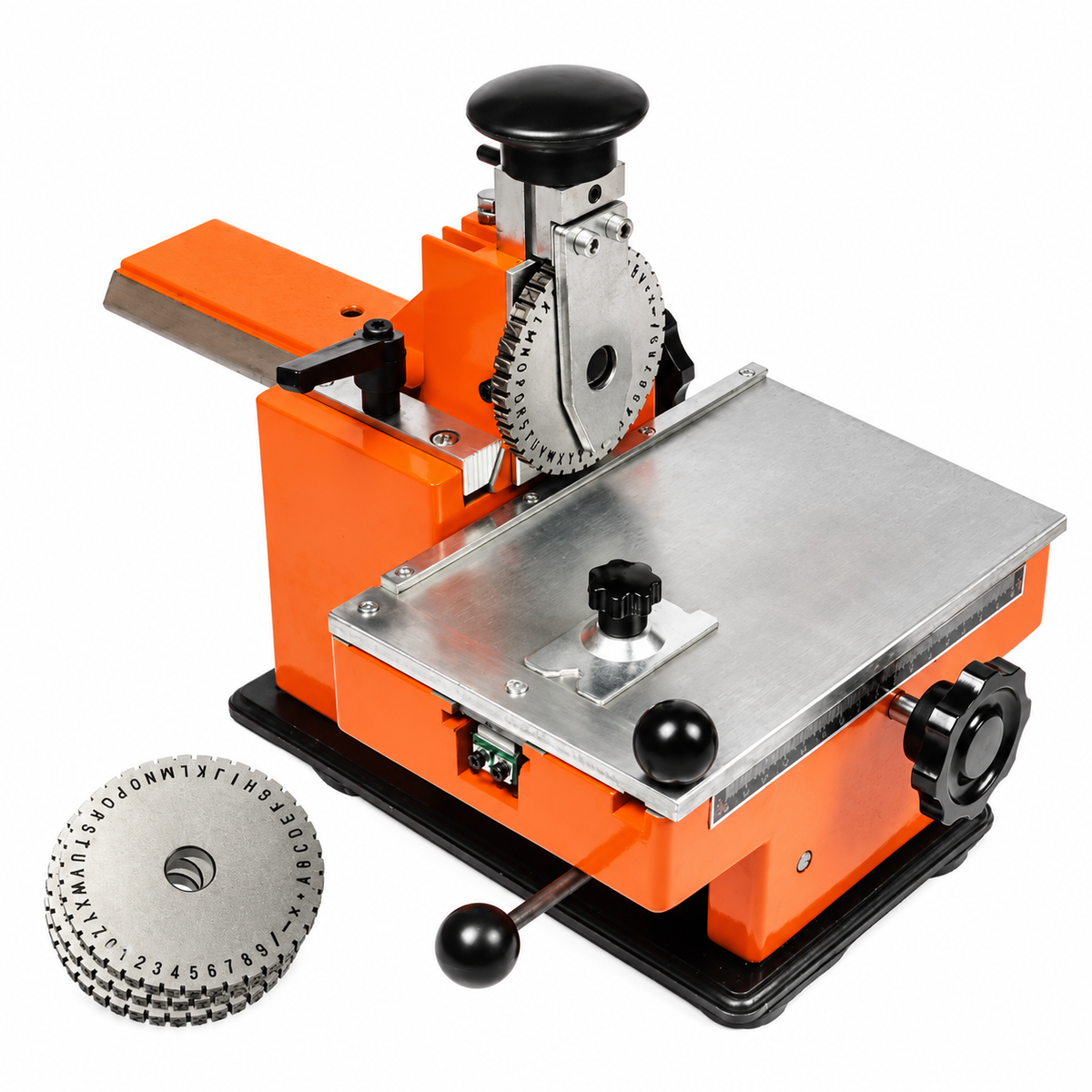 ZONESUN ZX‑360 Manual Metal Nameplate Embossing Machine