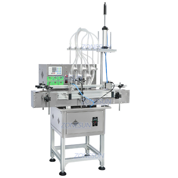 ZONESUN ZS-DTMP6M 6-Nozzle Magnetic Pump Liquid Filling Machine