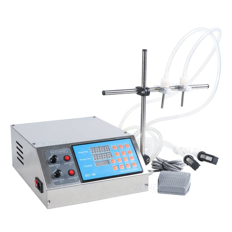ZONESUN ZS-YTPP2T 2 Nozzles Peristaltic Pump Small Bottle Liquid Filling Machine
