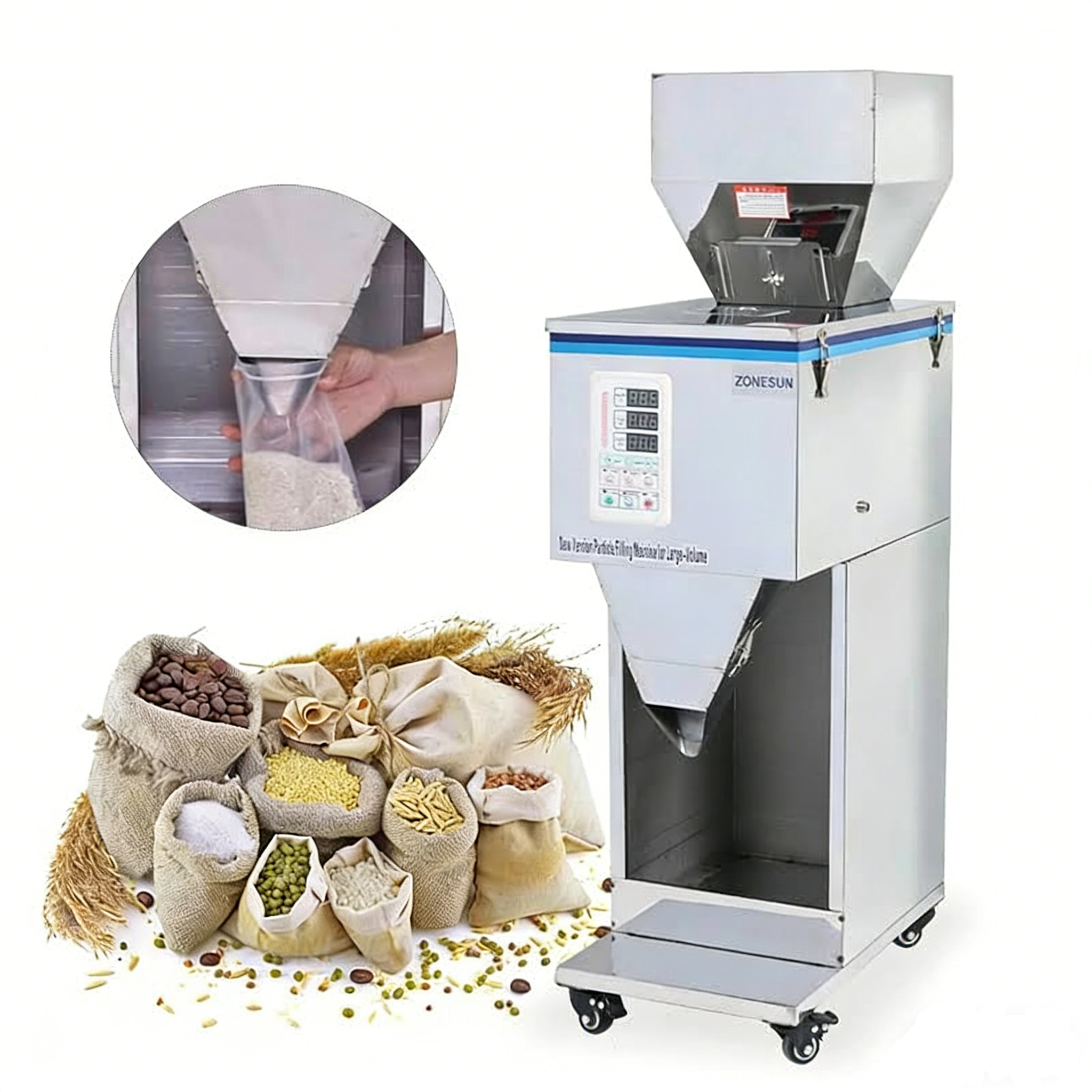 ZONESUN ZS-999 Granular Powder Weighing Filling Machine