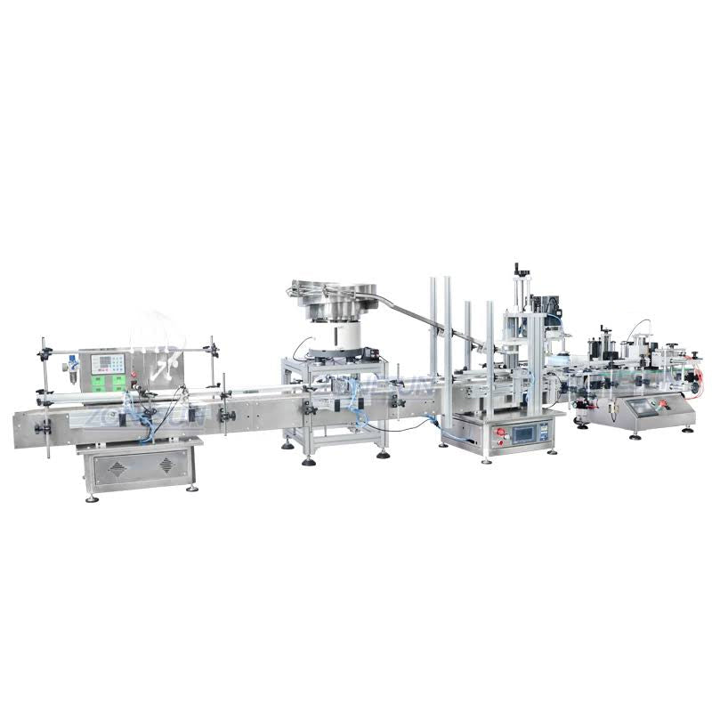 ZONESUN ZS-FAL180C5 Desktop Liquid Filling Capping Labeling Line Machine