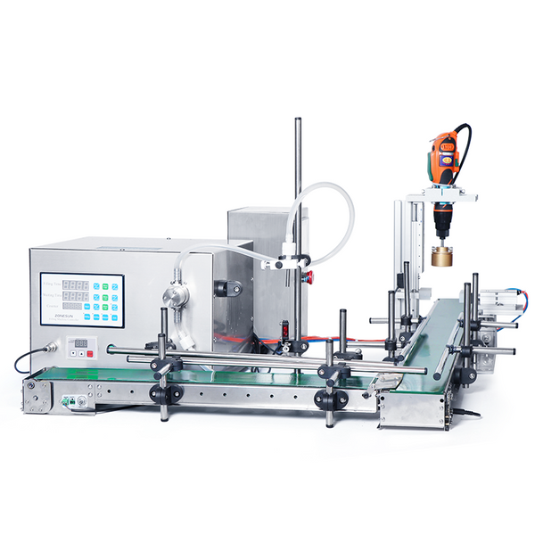 ZONESUN ZS‑MPXG1 Automatic Magnetic Pump Liquid Filling & Capping