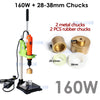 ZONESUN ZS-XG80W Manual Bottle Capping Machine - 160W / 28-38mm Chucks / 110V - 160W / 28-38mm Chucks / 220V