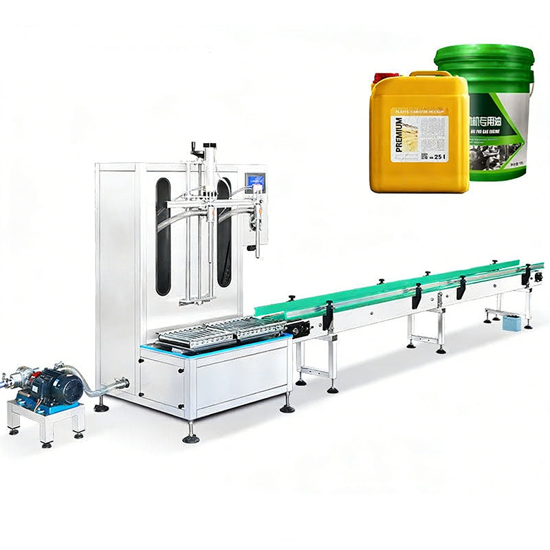 ZONESUN ZS-GTW2S 5-30L Detergent Gear Pump Weighing Filling Machine