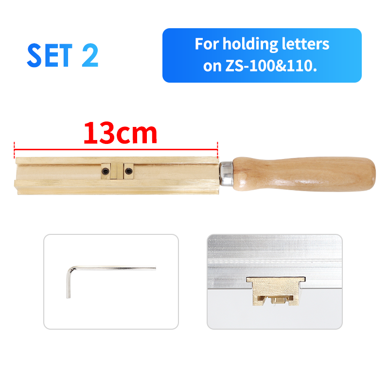 ZONESUN T-slot Letter Holder - 2
