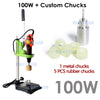 ZONESUN ZS-XG80W Manual Bottle Capping Machine - 100W / Custom Chucks / 110V - 100W / Custom Chucks / 220V