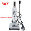 ZONESUN Manual Hot Foil Stamping Machine for Leather and PVC