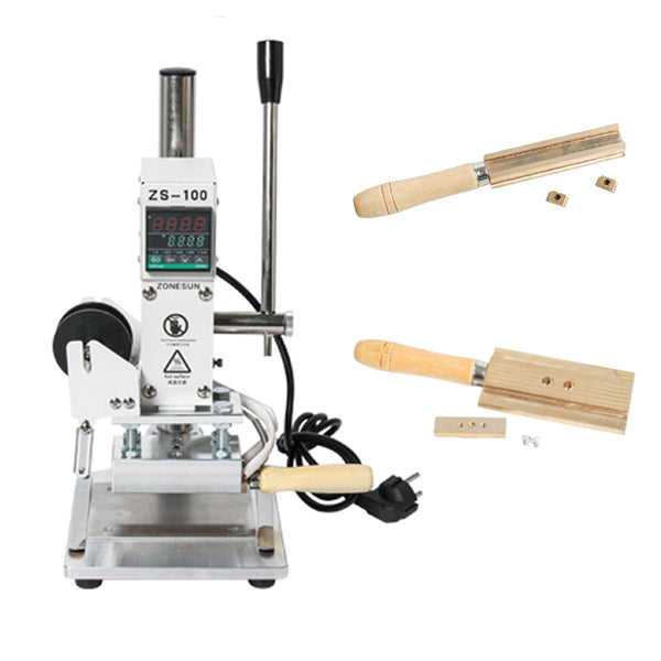 ZONESUN ZS-100A Hot Foil Stamping Machine for Pencils & Leather