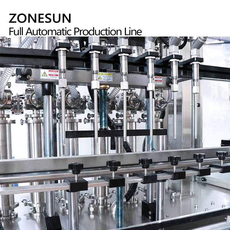 ZONESUN ZS-FAL180EX Explosion-Proof Automatic Explosion-Proof Lubricant Oil Filling Capping Labeling Line