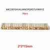 ZONESUN Alphabet Letter Fonts Of Ribbon Printer Code Printing Machine