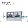 ZONESUN ZS-WB12A Full Automatic Pet Bottle Recycle 12 Heads Glass Bottle Washing Drying Machine