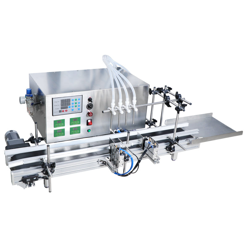 ZONESUN ZS‑DTPP4B Automatic 4‑Nozzle Peristaltic Pump Liquid Filling Machine