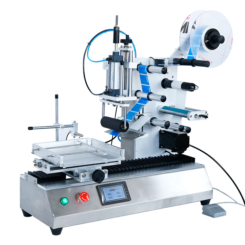 ZONESUN ZS-TB180 Semi-Automatic Flat Labeling Machine for Boxes & Bottles