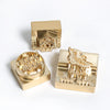 ZONESUN 20mm Thickness Custom Copper Stamp Mold for Embossing & Branding