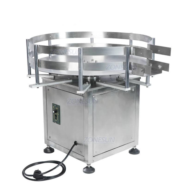 ZONESUN ZS-SP600Z Desktop Rotary Bottle Unscrambler Machine
