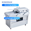 ZONESUN ZS-DZ400 Double Chamber Vacuum Packaging Machine with Date Coder