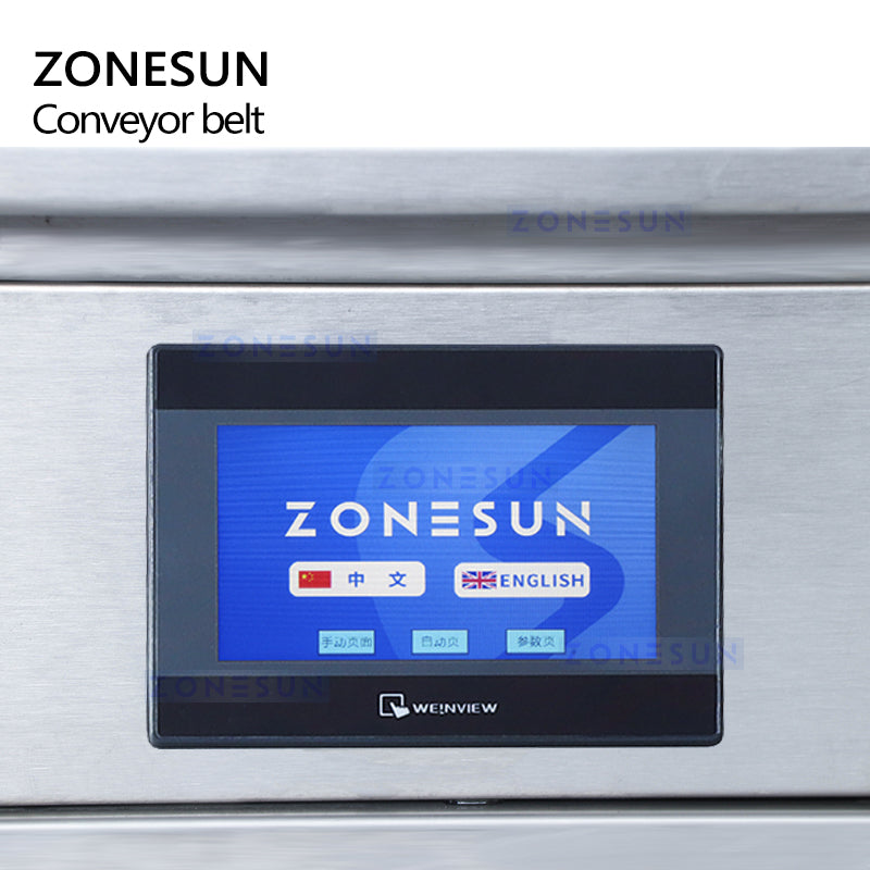 ZONESUN ZS-CB110 Desktop Conveyor Belt for Automated Production Lines