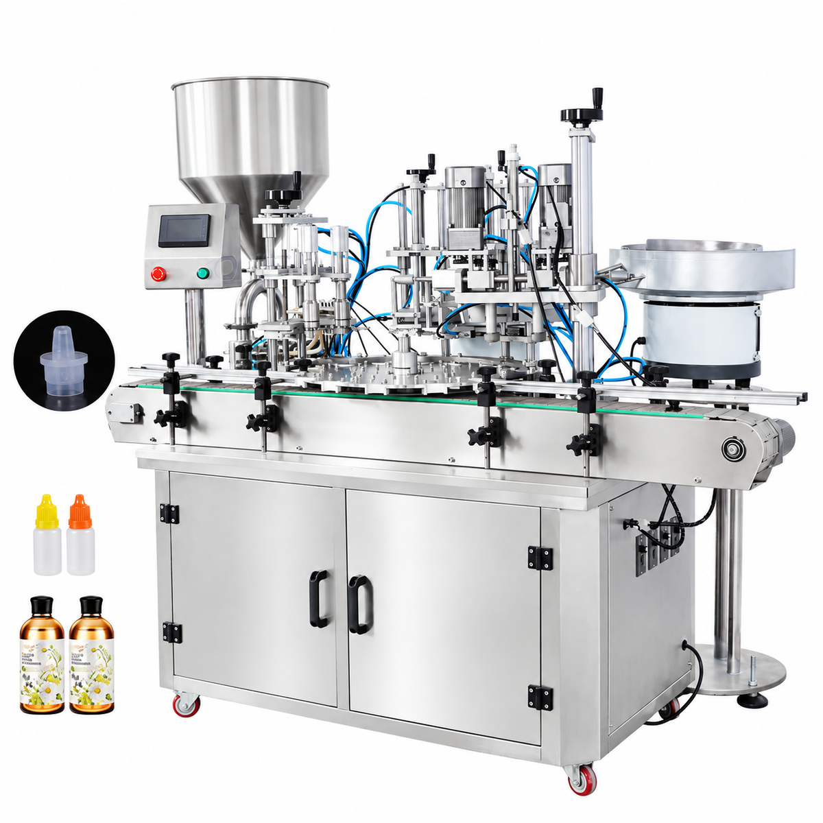 ZONESUN ZS-AFC4 Automatic Liquid Paste Filling and Capping Machine