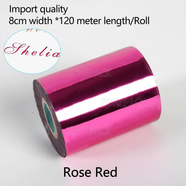 ZONESUN 8cm Hot Foil Stamping Paper Roll for Leather & Packaging Crafts