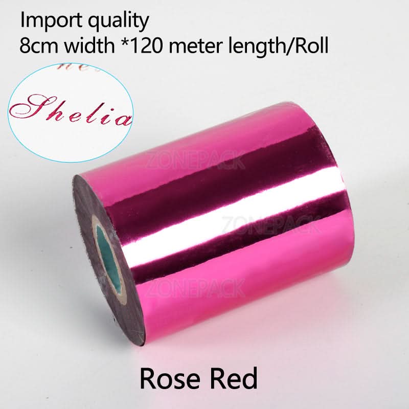 ZONESUN 8cm Hot Foil Stamping Paper Roll for Leather & Packaging Crafts
