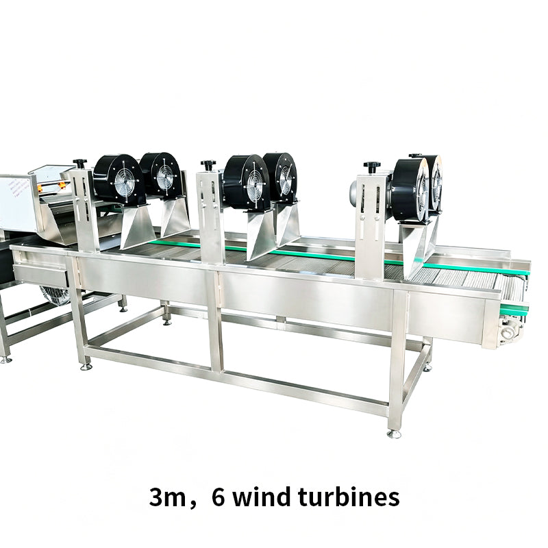 ZONESUN ZS-CT5 Industrial Air Cooling Mesh Belt Conveyor for Roasted Nuts Fried Foods and Food Processing Lines