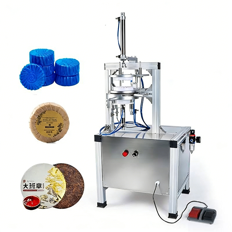 ZONESUN ZS-PK900 Semi-automatic Pleated Wrapping Machine for Round Products