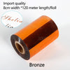 ZONESUN 8cm Hot Foil Stamping Paper Roll for Leather & Packaging Crafts