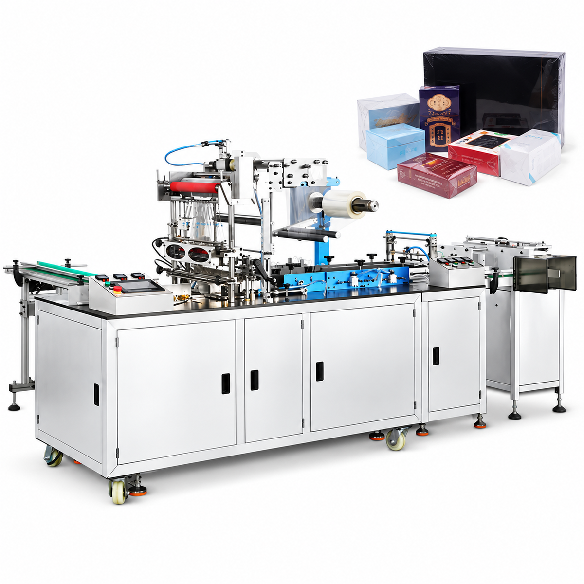 ZONESUN ZS-MSFM750A Automatic 6-Side Cellophane Wrapping Machine