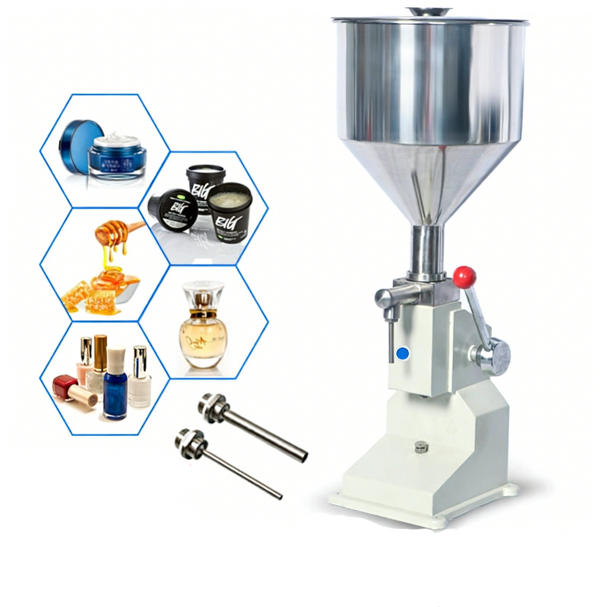 ZONESUN ZS-A03 Manual Paste Filling Machine for 50/100ML Liquids