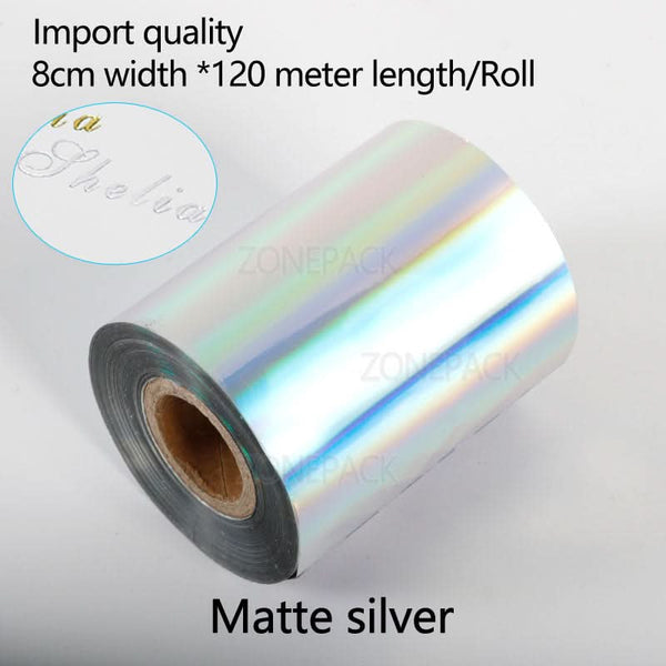 ZONESUN 8cm Hot Foil Stamping Paper Roll for Leather & Packaging Crafts
