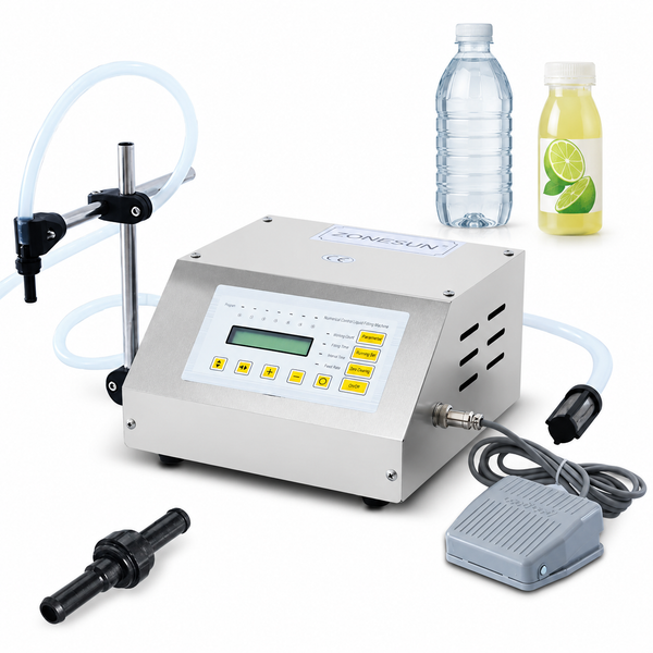 ZONESUN GFK-160 Diaphragm Pump Water Oil Liquid Filling Machine