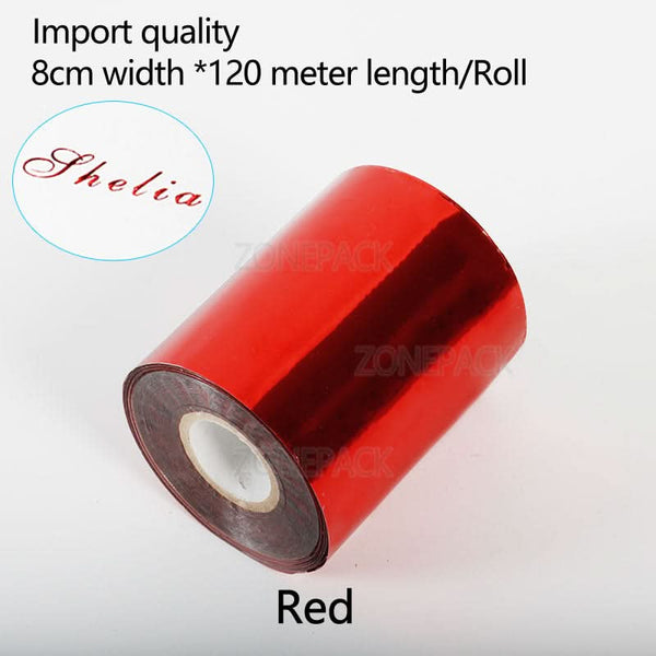 ZONESUN 8cm Hot Foil Stamping Paper Roll for Leather & Packaging Crafts
