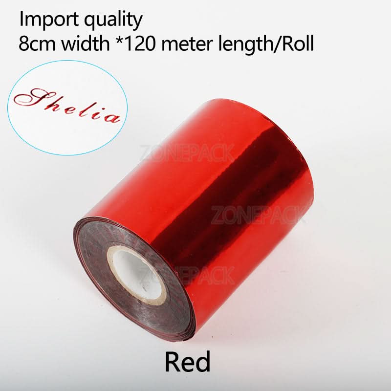 ZONESUN 8cm Hot Foil Stamping Paper Roll for Leather & Packaging Crafts