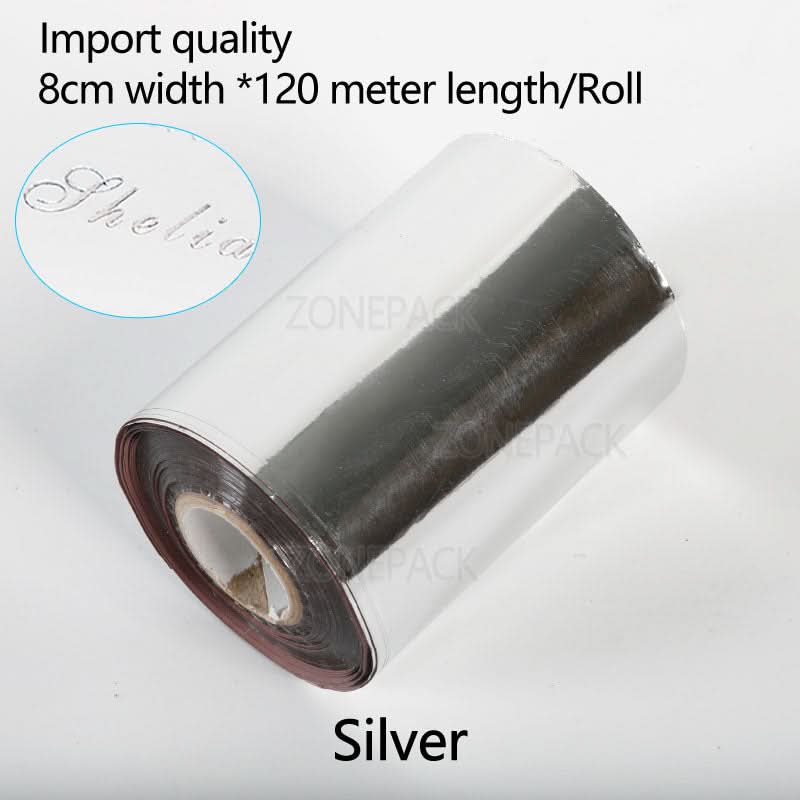 ZONESUN 8cm Hot Foil Stamping Paper Roll for Leather & Packaging Crafts