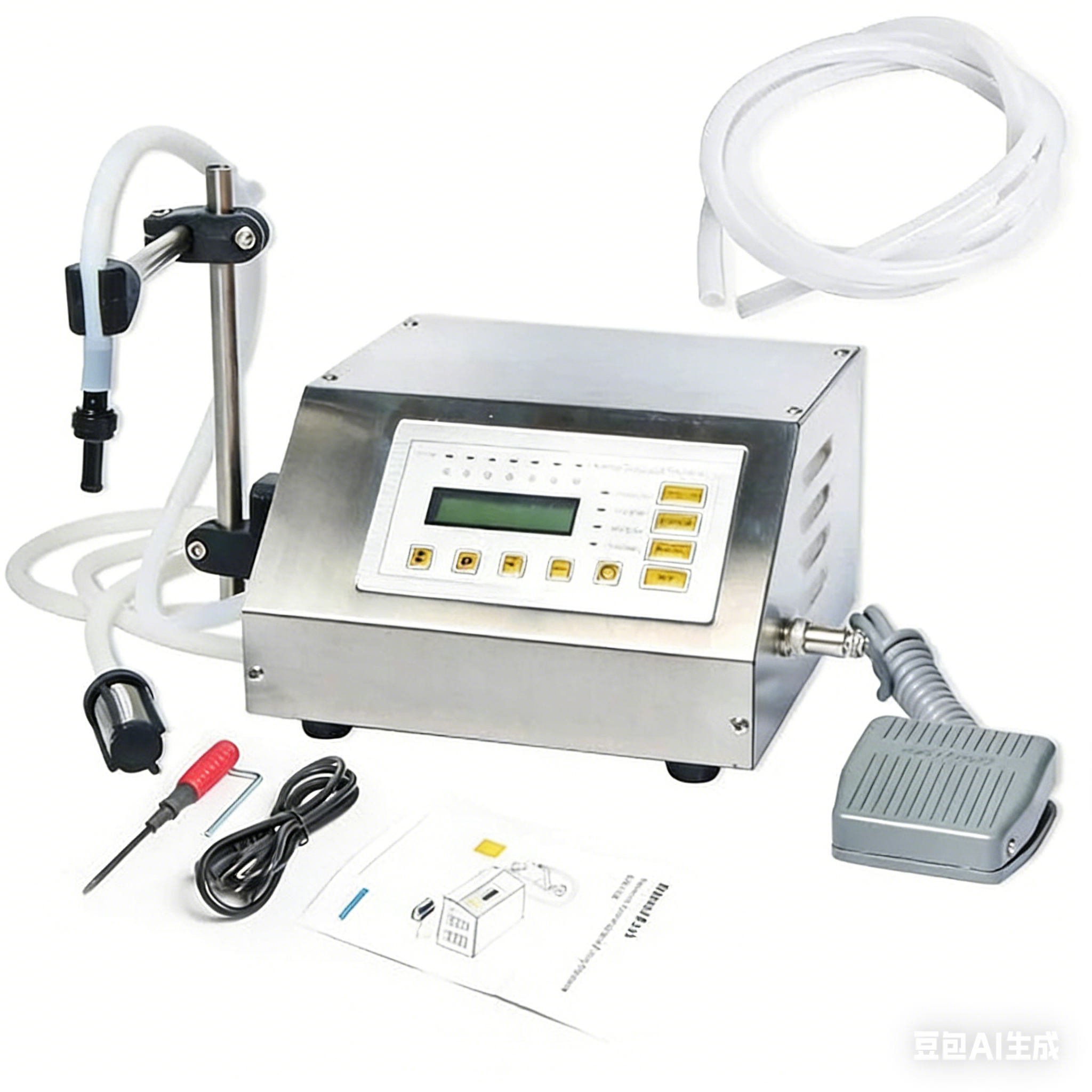 ZONESUN GFK-160 Diaphragm Pump Water Oil Liquid Filling Machine