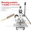 ZONESUN ZS-100C Manual Hot Foil Stamping Machine with Removable Worktable