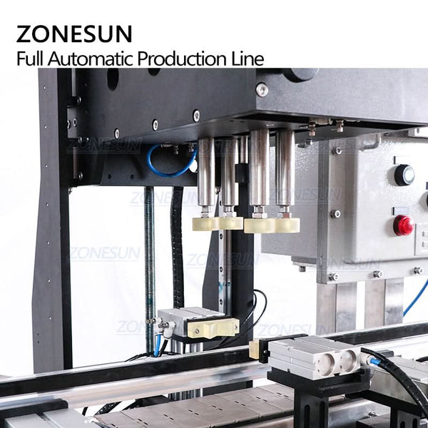 ZONESUN ZS-FAL180EX Explosion-Proof Bottling Line for Flammable Liquids and Creams