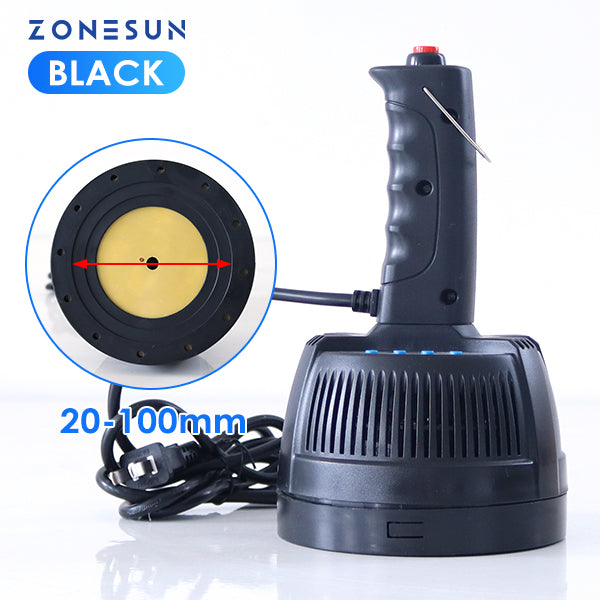 ZONESUN ZS-DL800 Manual Electromagnetic Induction Sealing Machine - 900 Black / 110V - 900 Black / 220V