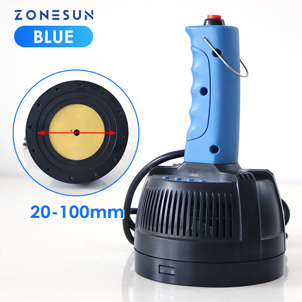 ZONESUN ZS-DL800 Manual Electromagnetic Induction Sealing Machine - 900 Blue / 110V - 900 Blue / 220V