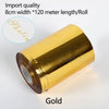ZONESUN 8cm Hot Foil Stamping Paper Roll for Leather & Packaging Crafts