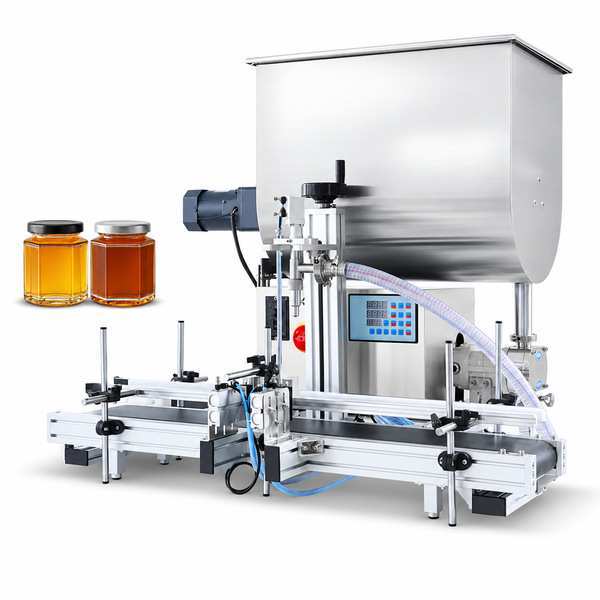 ZONESUN ZS-DTGT900U Rotor Pump Paste Filling Machine with 100L Hopper