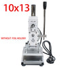 ZONESUN 110V/220V Manual Hot Foil Stamping Marking Machine Leather PVC Printer